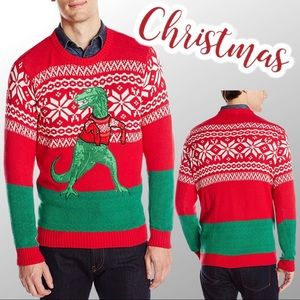 T-Rex Ugly Christmas Sweater